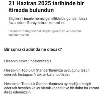 Instagram Hesabım Haksız Yere Askıya Alındı, Acil Çözüm Bekliyorum