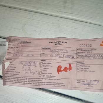 Kusurlu Ayakkabı Ve Mağaza İlgisizliği Nedeniyle Mağduriyet