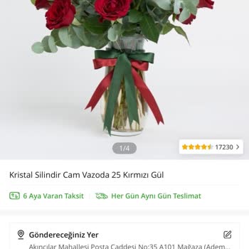 Aldığım Çiçek Beklentilerimi Karşılamadı, Görsel Gerçekle Uyuşmuyor