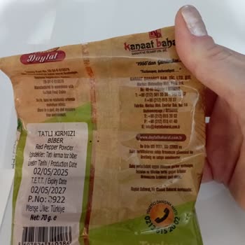 Tatlı Toz Biber Acı Çıktı, Yemekler Ziyan Oldu!