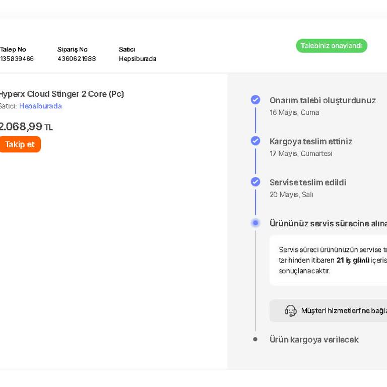 Garanti Sürecinde Yaşanan Gecikme Ve İletişim Sorunu
