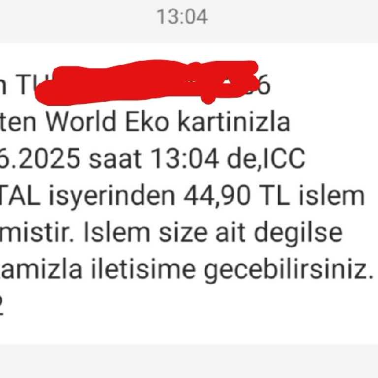 Yapı Kredi Bankası Bilgim Dışında Yapılan Icc Digital Harcama Hakkında Endişem Var