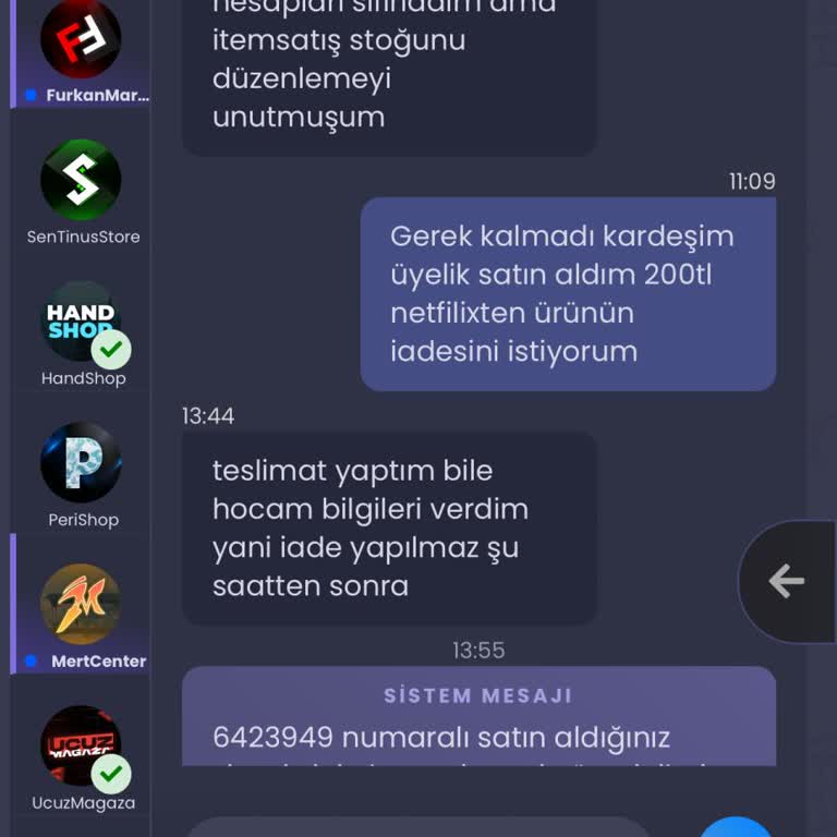 Yanlış Şifre Ve Yetersiz Müşteri Hizmeti Deneyimi