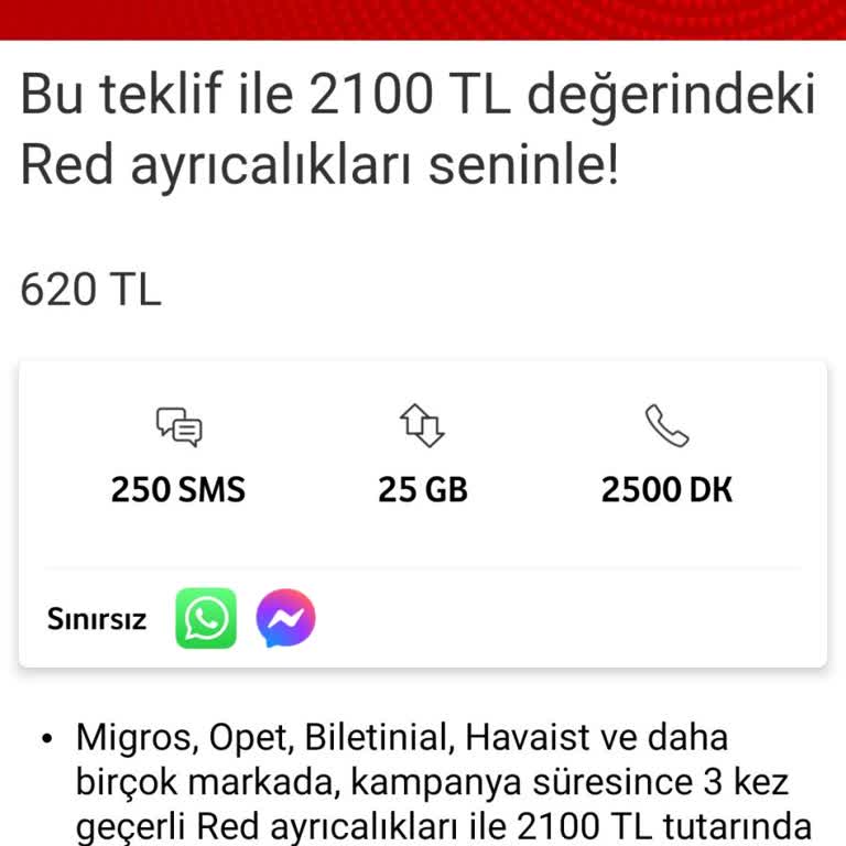 Vodafone Müşteri Hizmetlerinden Farklı Tarife Fiyatlarıyla Yaşadığım Karmaşa