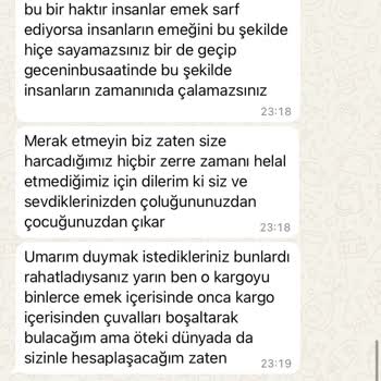 Sipariş İptali Talebime Karşı Olumsuz Ve Rahatsız Edici Yaklaşım