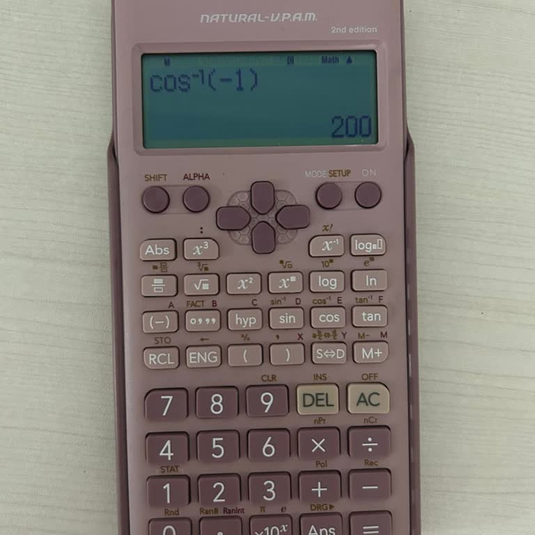 Casio Hesap Makinesi Trigonometrik Hesaplarda Hatalı Sonuç Veriyor