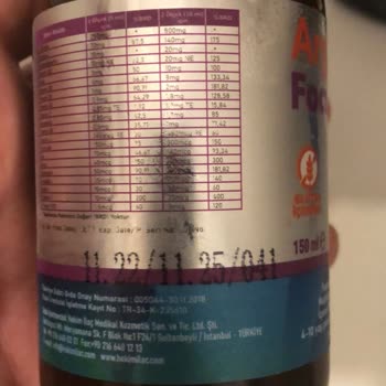 Argivit Focus Açıldıktan Sonra Köpürme Ve Alerjik Reaksiyon Sorunu