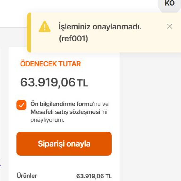 Hesabımda Alışveriş Kısıtlaması Nedeniyle Yaşadığım Mağduriyet