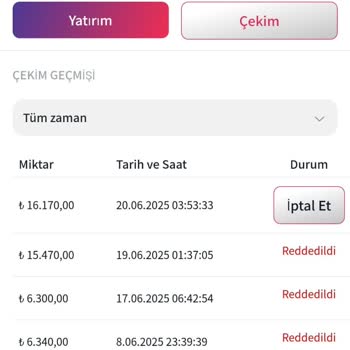 Çekim Talebim Gecikti, Müşteri Hizmetleri Yetersiz