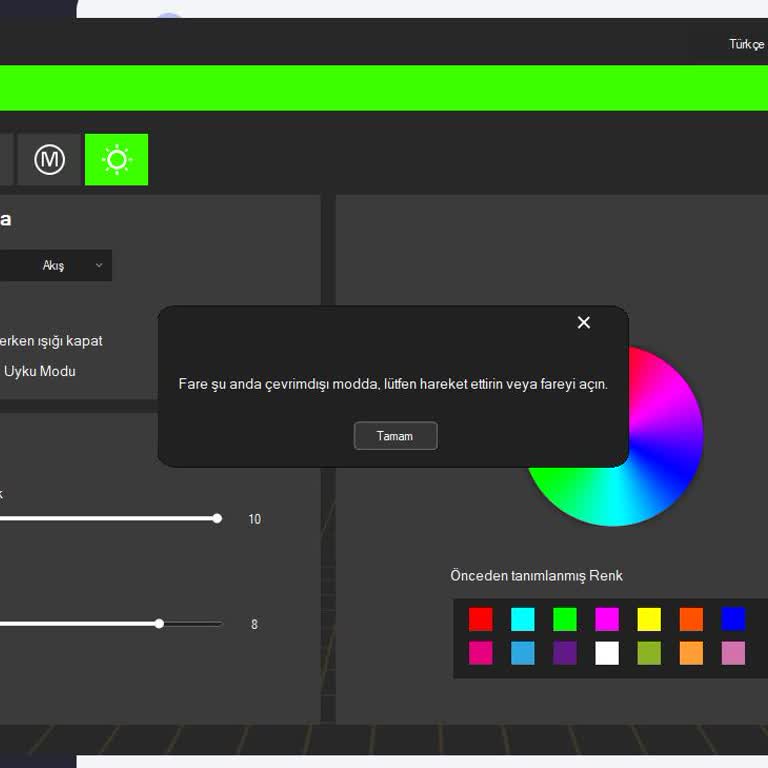 Mouse Sürücü ve Tuş Atama Sorunu