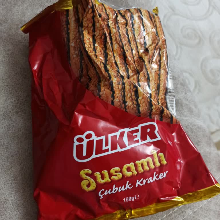 Ülker Susamlı Çubuk Krakerde Kum Parçaları Şoku