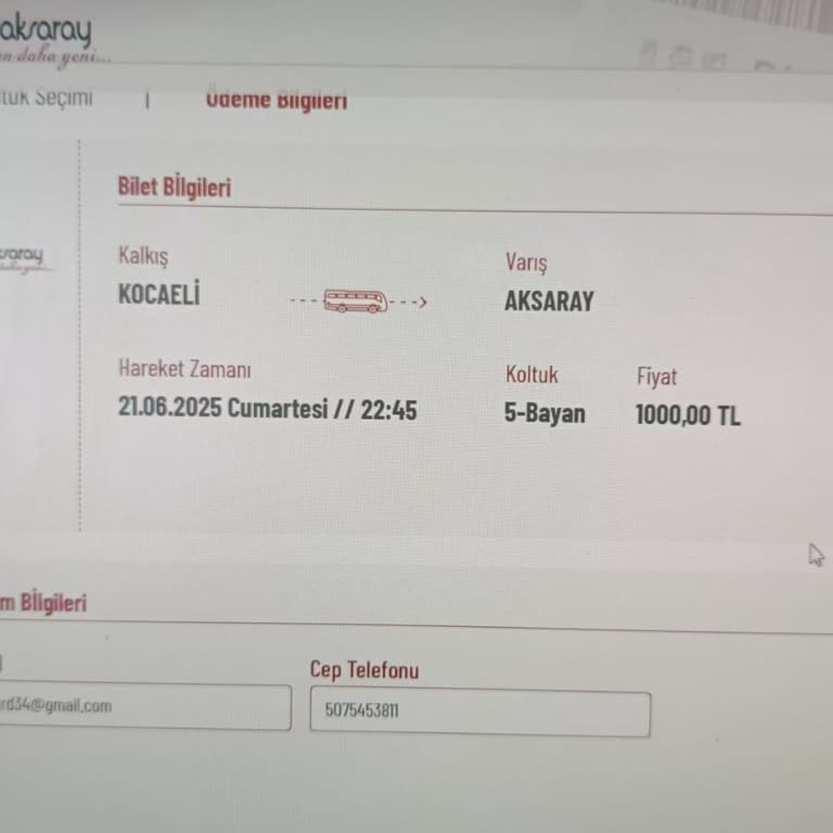 Satın Alınan Otobüs Bileti Başka Birine Satıldı, Yolcu Mağdur Edildi