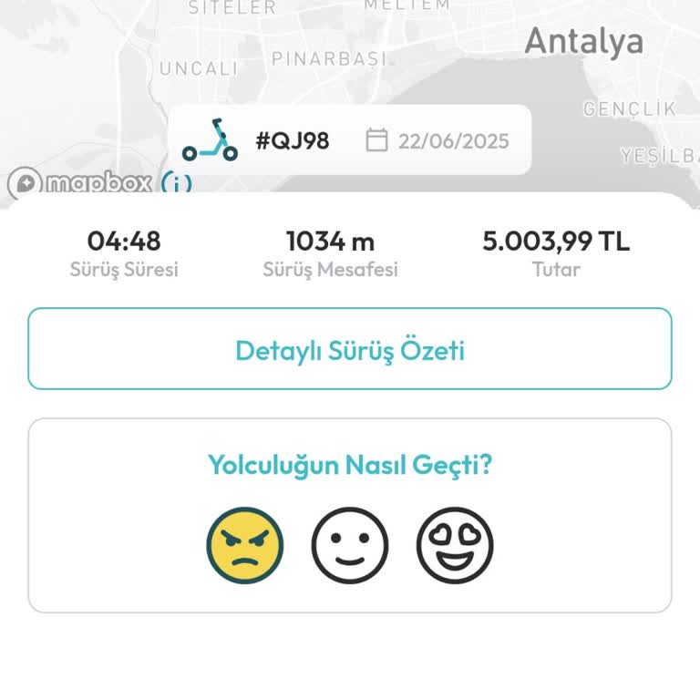 Kısa Süreli Sürüşe Fahiş Ücret Yansıtılması Ve İletişim Sorunu