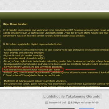 GrandPashaBet Kazanç Limitleri Nedeniyle Ödeme Yapılmıyor!