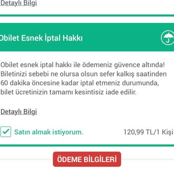Esnek İptal Hakkı Olmasına Rağmen Biletimi İptal Edemiyorum