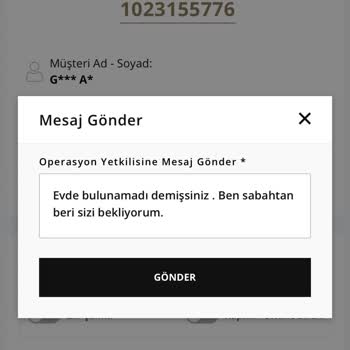 Teslimat Yapılmadan 'Evde Yok' Denilerek Mağdur Edildim