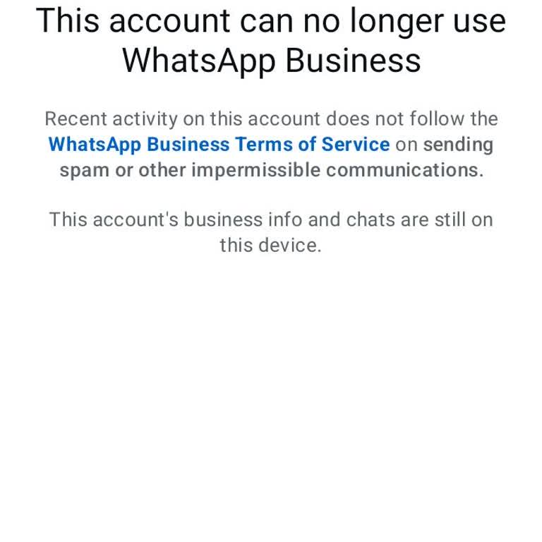 WhatsApp Account Blocked - Need Urgent Unban