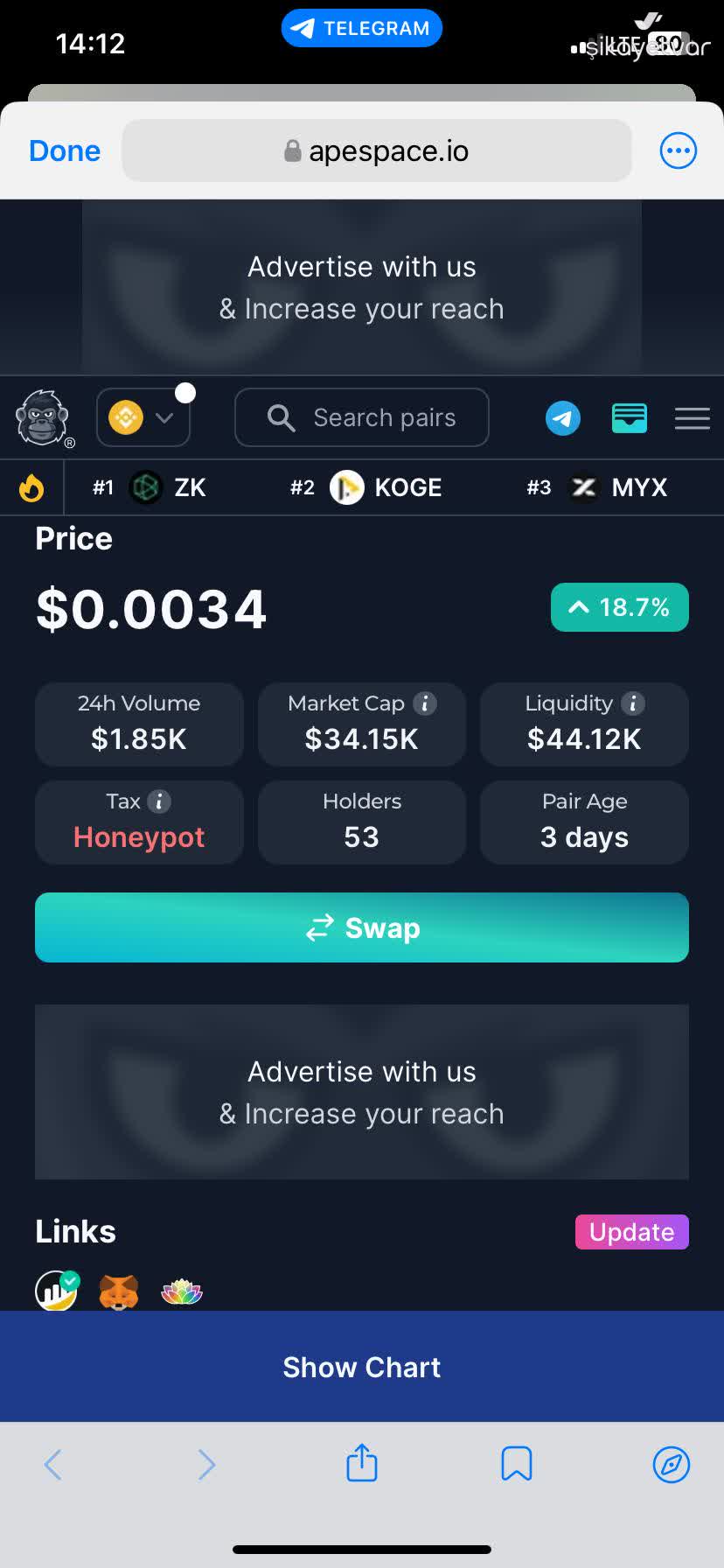 My PancakeSwap Telegram Channel Has Misleading Crypto Advice - Xolvie