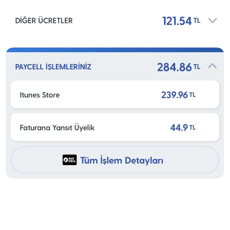 Hiç Kullanmadığım İtunes İçin Faturama Yüksek Ücretler Yansıtıldı