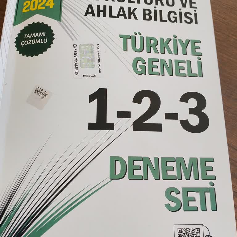 Aldığım Denemenin Cevap Anahtarına Ulaşamıyorum Aktivasyon Kodu Çalışmıyor