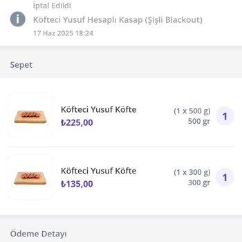 Adres Hatası Nedeniyle İptal Edilen Sipariş İçin Ücret İadesi Talebi