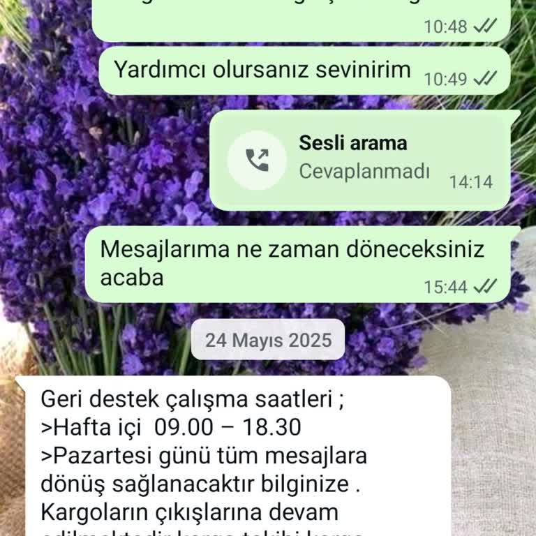 Yanlış Ürün Gönderimi Ve Eksik Hizmet Nedeniyle Mağduriyet