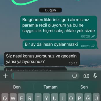Yanlış Ürün Gönderimi Ve İade Sürecinde Mağduriyet Yaşıyorum