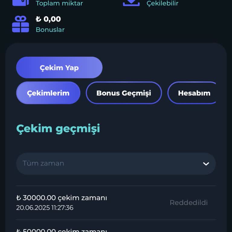 Kazancasino Sitesinde Çekim Talebim Reddediliyor