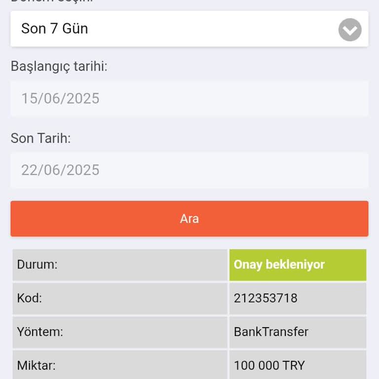 BetKanyon Üç Gündür Para Çekme İşlemi Onaylanmıyor, Acil Destek Bekliyorum