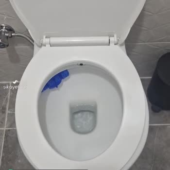 Vitra Gömme Klozet Dolduktan Sonra Basılmış Gibi Su Akıtıyor