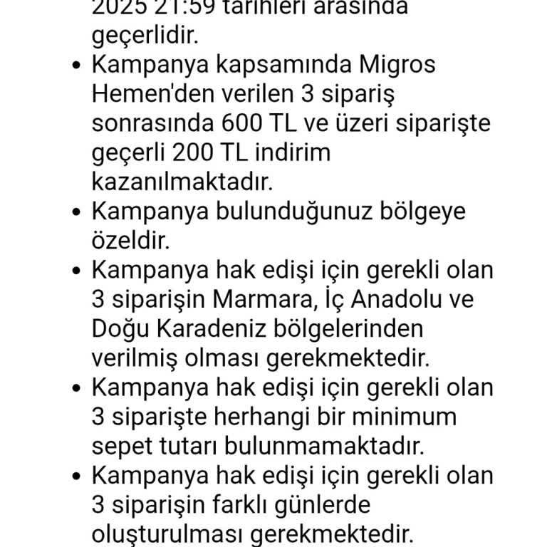 Migros Hemen Kampanya İndirimi Beklediğimden Düşük Uygulandı
