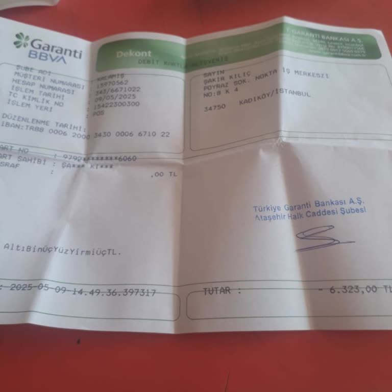 Garanti Bankası Hesabımdan İzinsiz İşlem Ve Güvenlik Sorunu