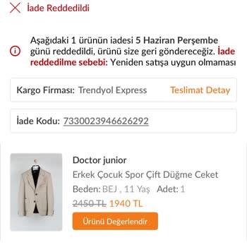 İade Talebim Keyfi Gerekçelerle Reddedildi!