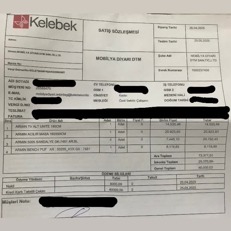 Teslimat Gecikmesi Ve Bilgi Eksikliği Nedeniyle Mağduriyet Yaşıyorum