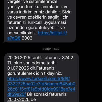 Fatura Ödemesi Yapıldığı Halde Tekrar Borç Mesajı Geldi