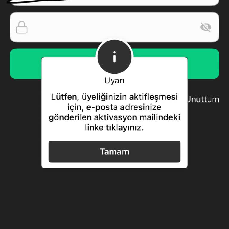 Lufian Uygulamasında Giriş Ve Aktivasyon Kodu Sorunu