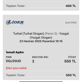 Biletim İptal Edildi Ama Aynı Seferde Biletler Daha Pahalı Satılıyor