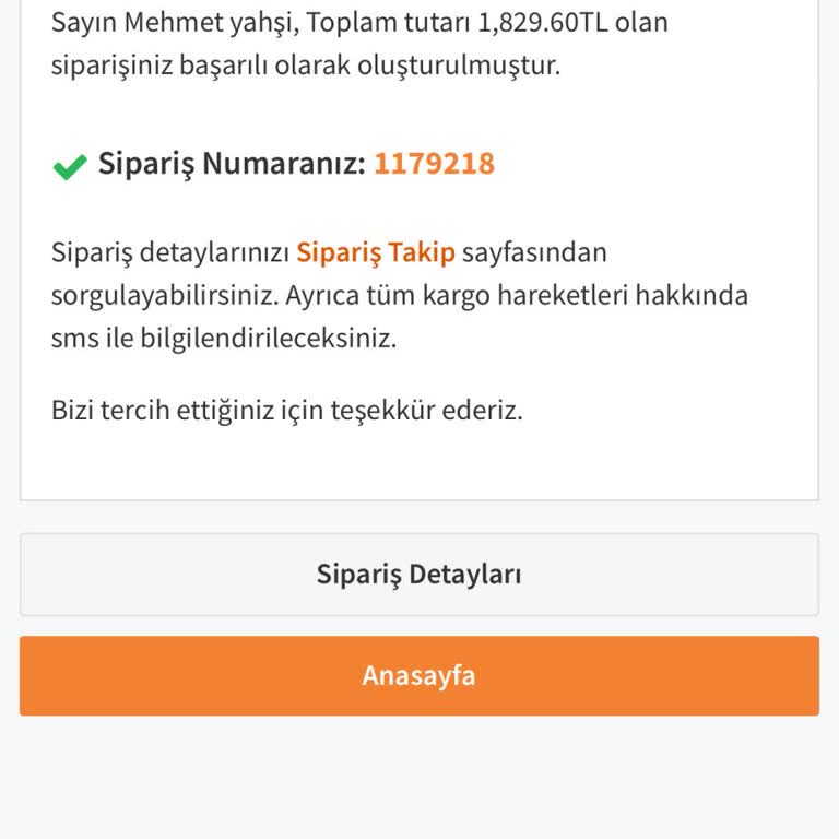 Ödeme Yapıldı Sipariş De İade De Yok Mağdurum