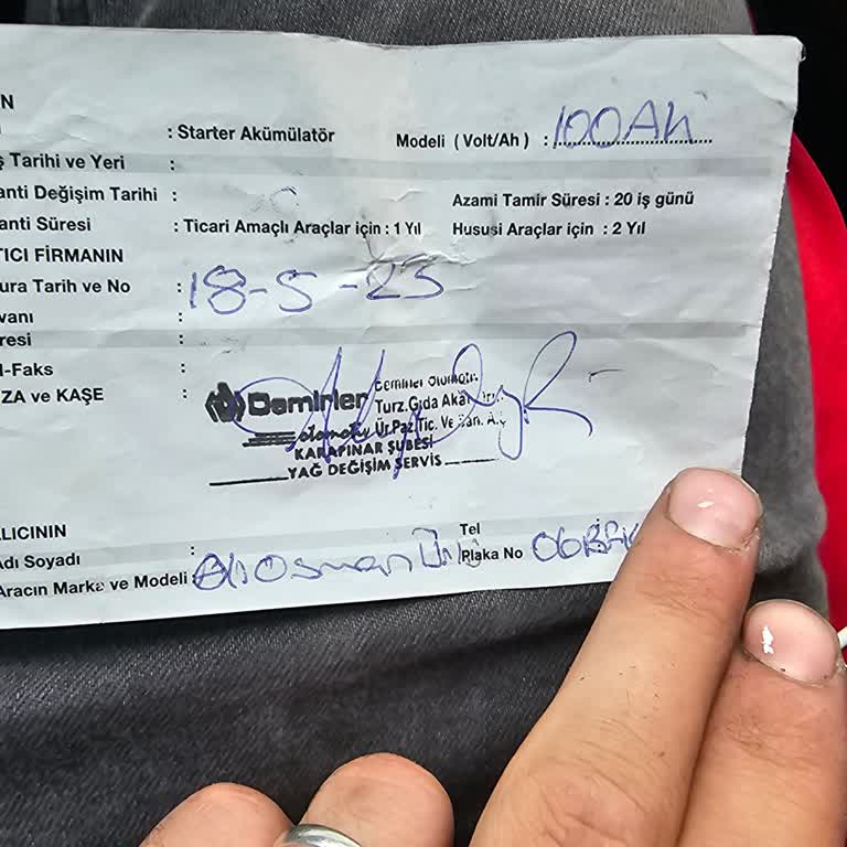 Mutlu Marka Akü Beklenenden Kısa Sürede Ömrünü Tamamladı