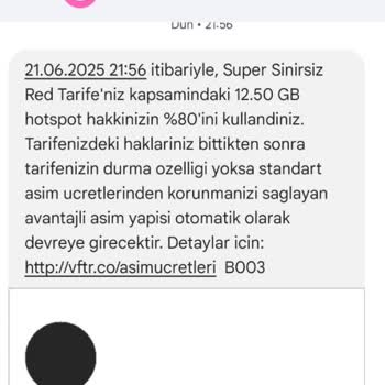 Vodafone Sınırsız Diye Satılan İnternetin Gizli Kotası Yüzünden Mağdur Oldum