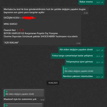 Yanlış Ürün Ve Numara Gönderen Butik Mağduriyetimi Çözmüyor