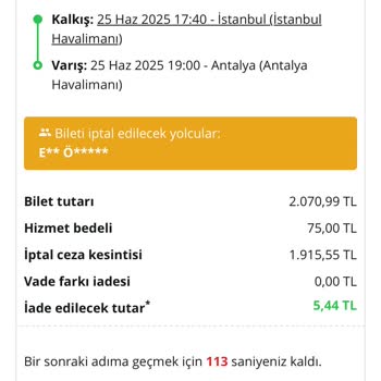 THY Bilet İptalinde Yüksek Ceza Ve Düşük İade Mağduriyeti