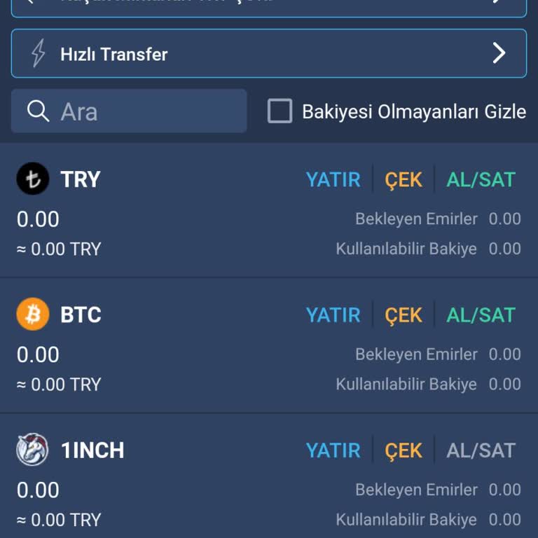 Coinlerim Gözüküyor Ama Bakiye Sıfırlandı İşlem Yapamıyorum