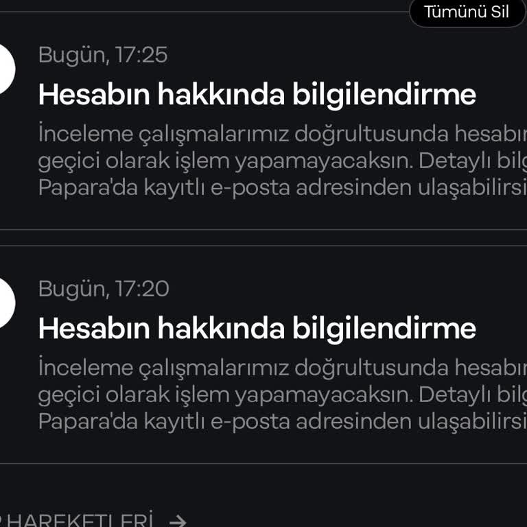 Papara Hesabım 15 Gündür İncelemede Ve Mağdurum