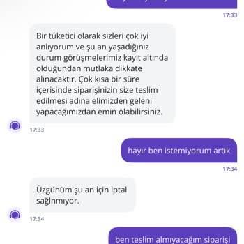 Sipariş Gecikmesi Ve Yetersiz Canlı Destek Deneyimi