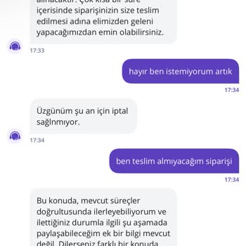 Sipariş Gecikmesi Ve Yetersiz Canlı Destek Deneyimi