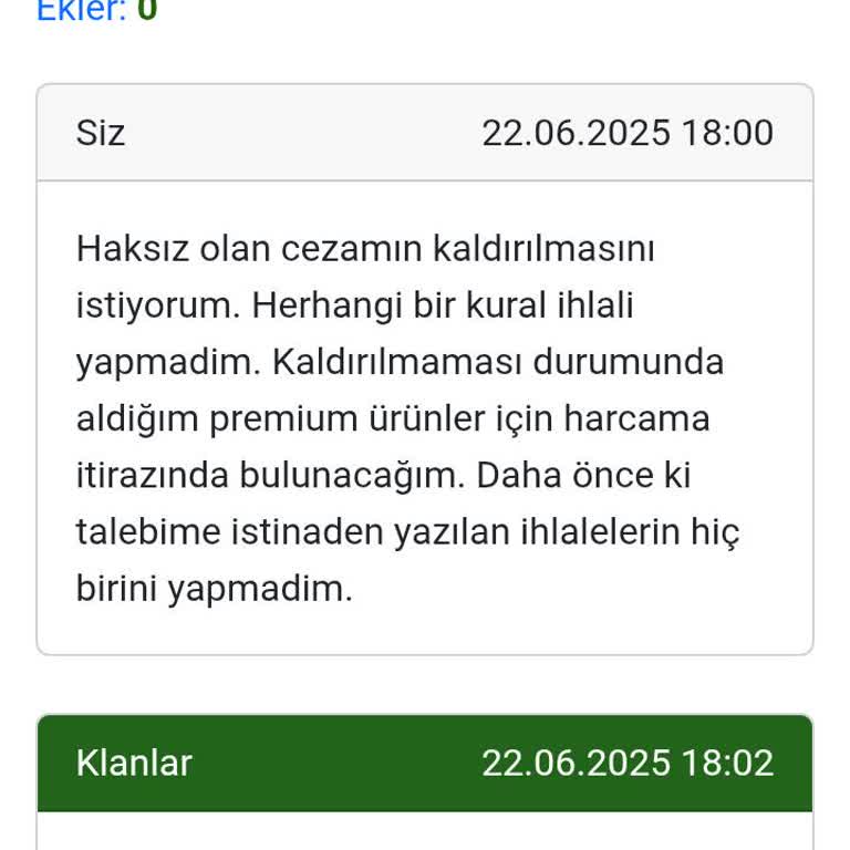 Hesabım Haksız Yere Kapatıldı, Sebep Belirtilmiyor