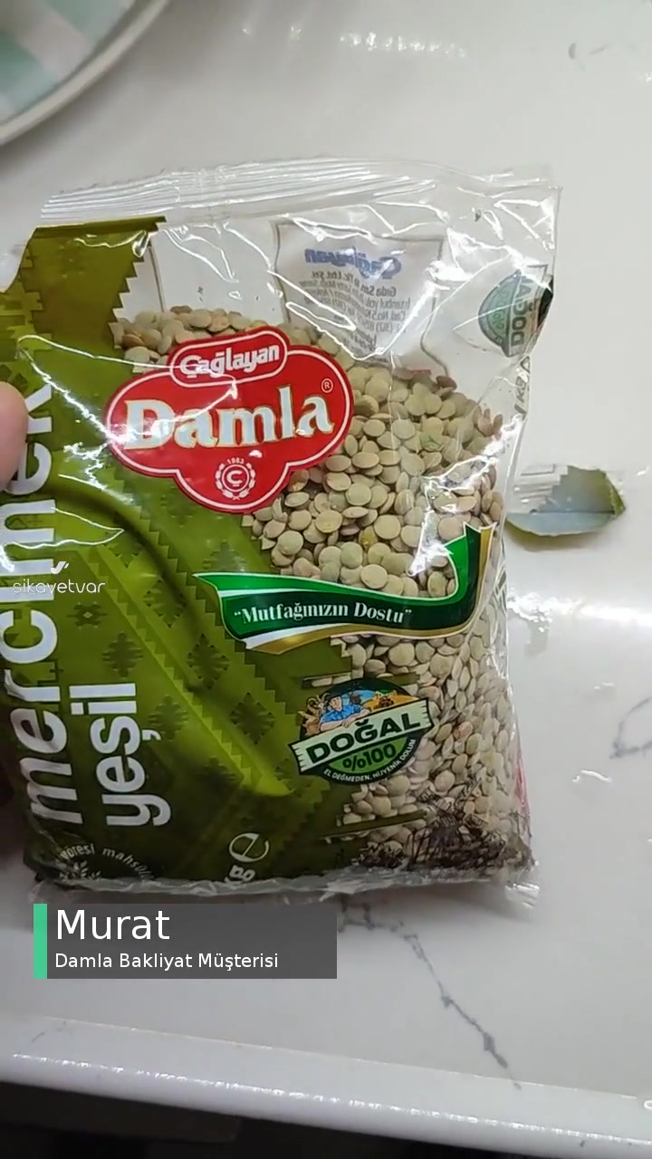 Damla Mercimekten Böcek Çıktı! videonun kapak resmi
