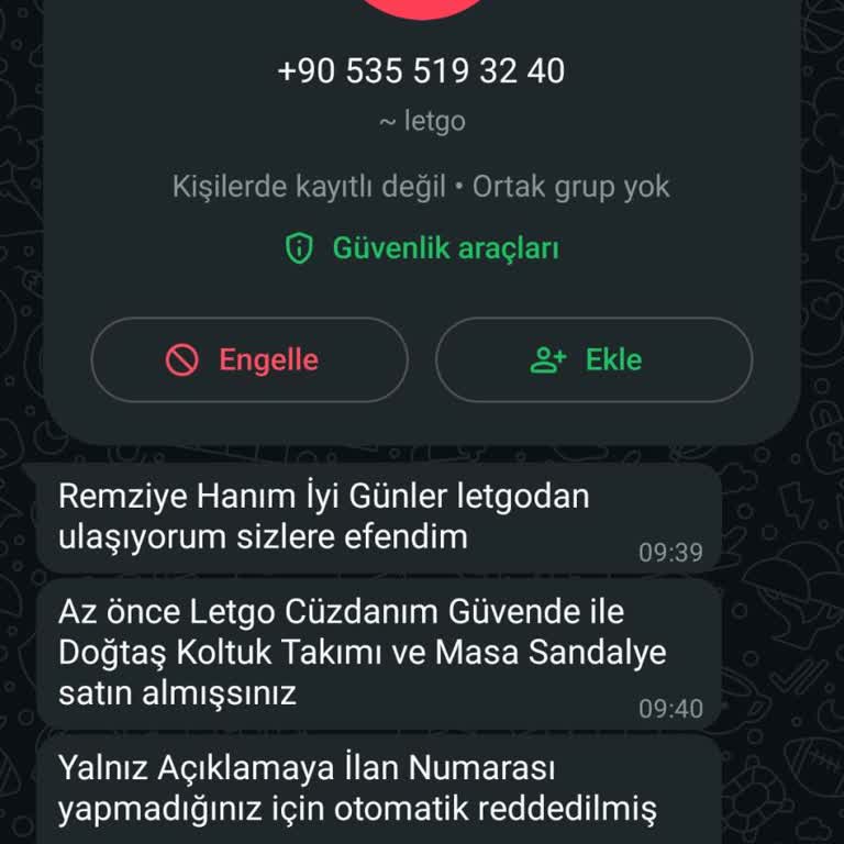 Letgo'da Güvensiz Alışveriş: Mağduriyetime Sessiz Kalındı