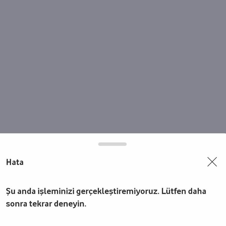 Vodafone Pay Kimlik Doğrulama Sorunu Nedeniyle Şifre Sıfırlanamıyor